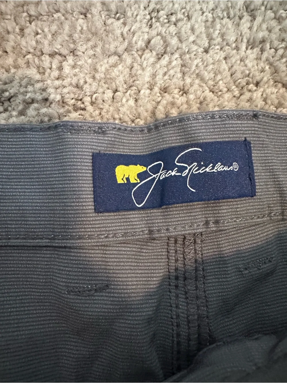 Men's Straight-Leg golf Chinos in Charcoal Gray jack Nicklaus